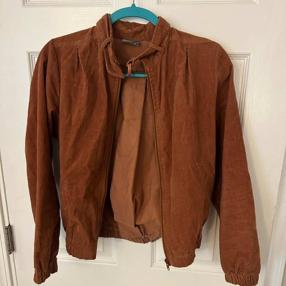 Vintage bomber style corduroy jacket
